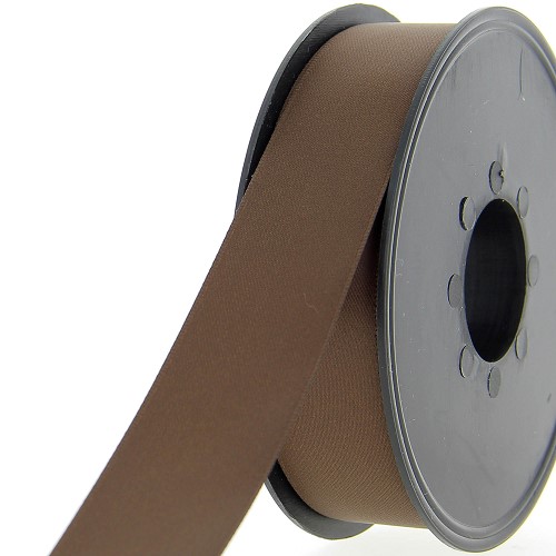 [400-A1000.25.917] Satijnlint double face 25mm donkerbruin