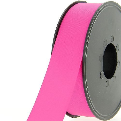 [400-A1000.25.920] Satijnlint double face 25mm fuchsia
