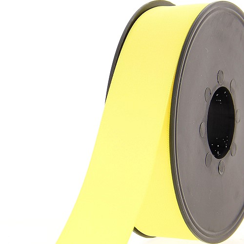 [400-A1000.25.909] Satijnlint double face 25mm lichtgeel