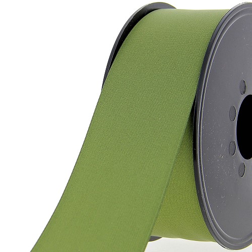 [400-A1000.38.926] Satijnlint double face 38mm olijf