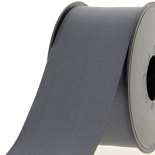 [400-A1000.50.968] Satijnlint double face 50mm donkergrijs