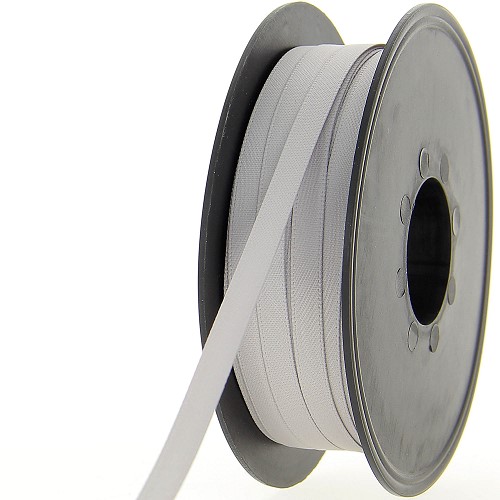 [400-A1000.06.927] Satijnlint double face 6mm licht grijs