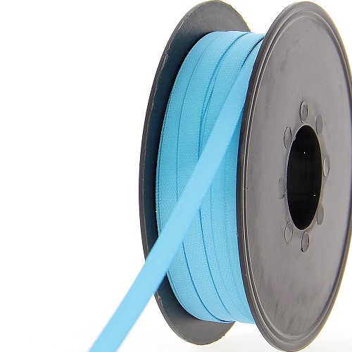 [400-A1000.06.916] Satijnlint double face 6mm licht turqoise