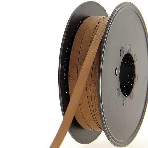 [400-A1000.06.988] Satijnlint double face 6mm lichtbruin