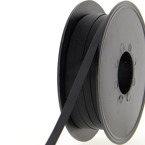 [400-A1000.06.901] Satijnlint double face 6mm zwart