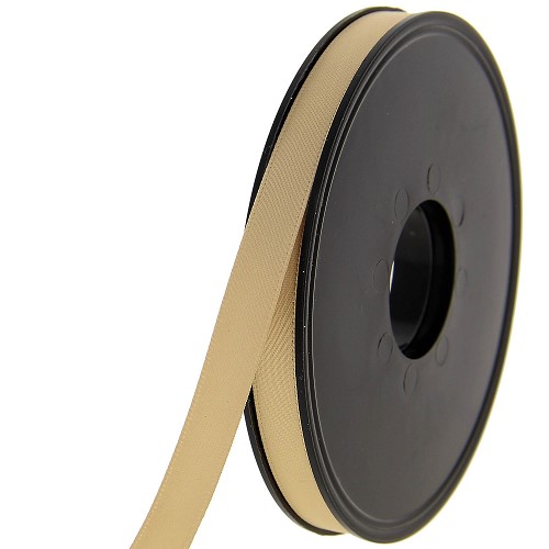 [400-A1000.09.963] Satijnlint double face 9mm beige