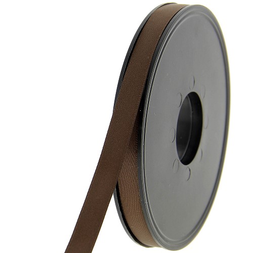 [400-A1000.09.917] Satijnlint double face 9mm donkerbruin