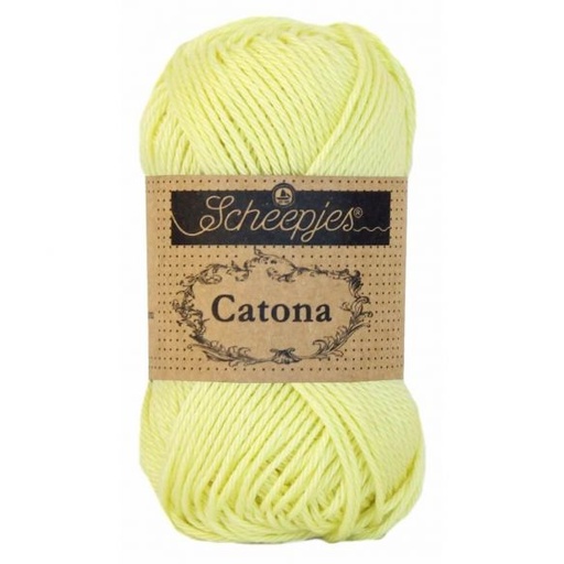 [DBF-1678-100] Scheepjes Catona 50 Gr -100- Lemon Chiffon