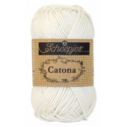 [DBF-1678-105] Scheepjes Catona 50 Gr -105- Bridal White