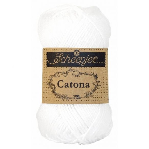 [DBF-1678-106] Scheepjes Catona 50 Gr -106- Snow White