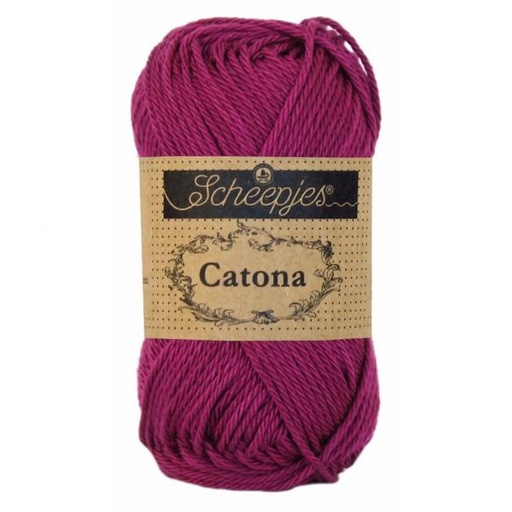 [DBF-1678-128] Scheepjes Catona 50 Gr -128- Tyrian Purple