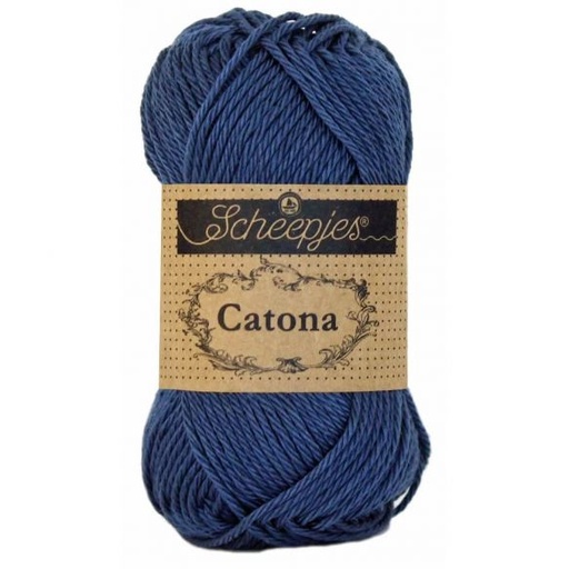 [DBF-1678-164] Scheepjes Catona 50 Gr -164- Light Navy