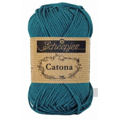 [DBF-1678-400] Scheepjes Catona 50 Gr -400- Petrol Blue