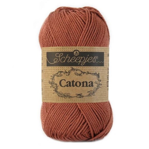 [DBF-1678-504] Scheepjes Catona 50 Gr -504- Brick Red