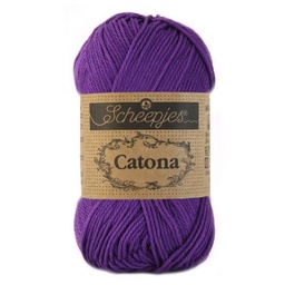 [DBF-1678-521] Scheepjes Catona 50 Gr -521- Deep Violet