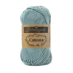 [DBF-1678-528] Scheepjes Catona 50 Gr -528- Silver Blue
