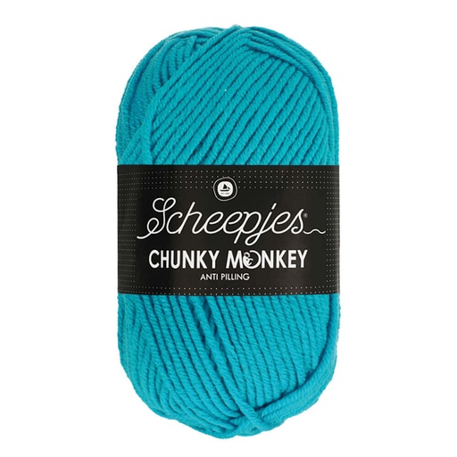 [DBF-1716-1068] Scheepjes Chunky Monkey 100g - 1068 Turquoise