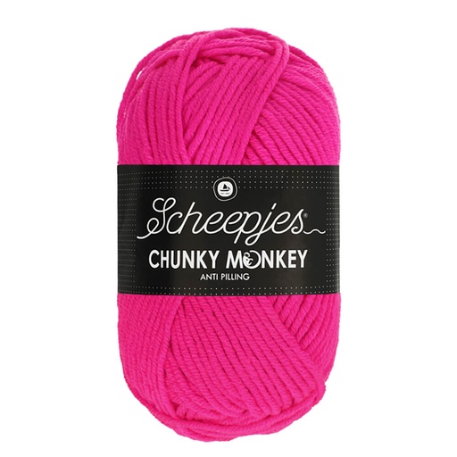 [DBF-1716-1257] Scheepjes Chunky Monkey 100g - 1257 Hot Pink
