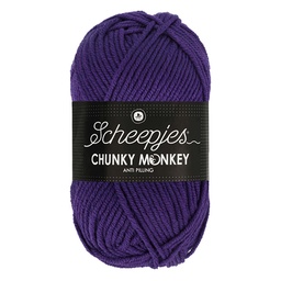 [DBF-1716-2001] Scheepjes Chunky Monkey 100g - 2001 Deep Violet