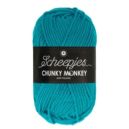 [DBF-1716-2012] Scheepjes Chunky Monkey 100g - 2012 Deep Turquoise