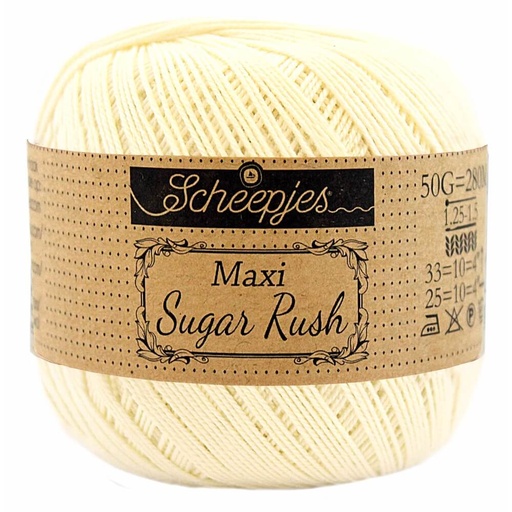 [DBF-1694-101] Scheepjes Maxi Sugar Rush 50 Gr -101- Candle Light