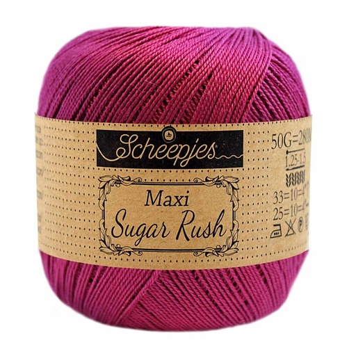 [DBF-1694-128] Scheepjes Maxi Sugar Rush 50 Gr -128- Tyrian Purple