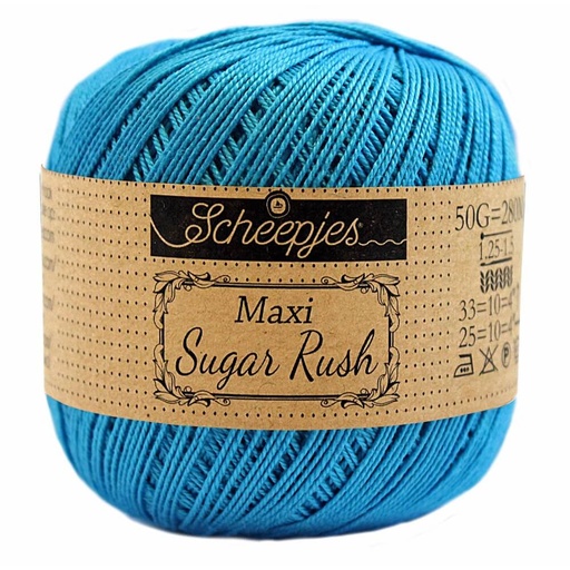 [DBF-1694-146] Scheepjes Maxi Sugar Rush 50 Gr -146- Wild Blue
