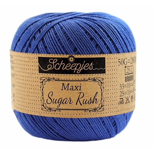 [DBF-1694-201] Scheepjes Maxi Sugar Rush 50 Gr -201- Electric Blue