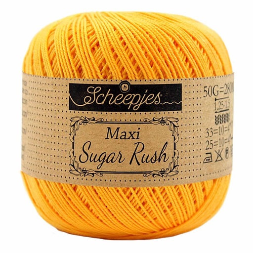 [DBF-1694-208] Scheepjes Maxi Sugar Rush 50 Gr -208- Yellow Gold