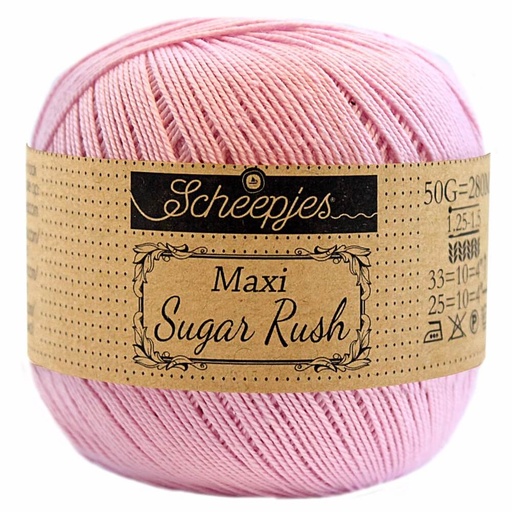 [DBF-1694-246] Scheepjes Maxi Sugar Rush 50 Gr -246- Icy Pink