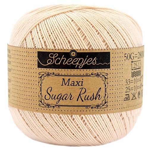[DBF-1694-255] Scheepjes Maxi Sugar Rush 50 Gr -255- Nude
