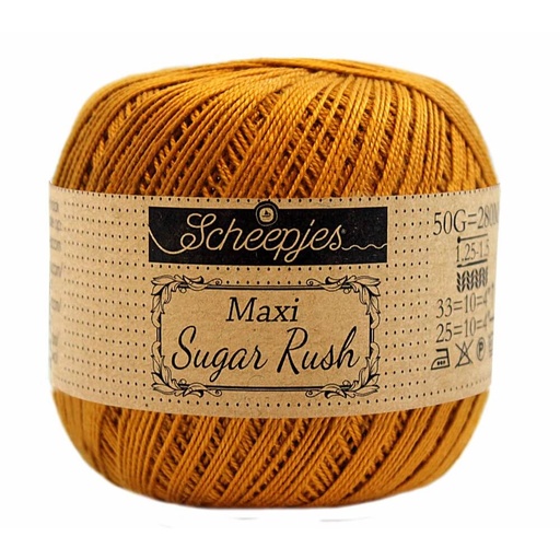 [DBF-1694-383] Scheepjes Maxi Sugar Rush 50 Gr -383- Ginger Gold