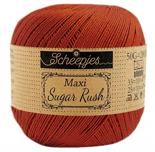 [DBF-1694-388] Scheepjes Maxi Sugar Rush 50 Gr -388- Rust
