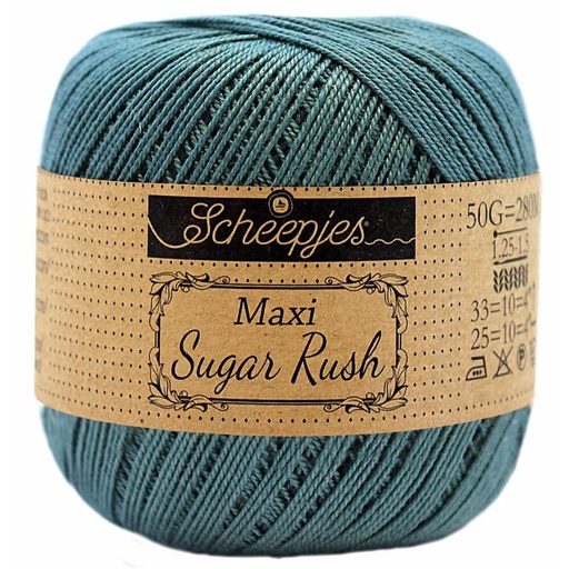 [DBF-1694-391] Scheepjes Maxi Sugar Rush 50 Gr -391- Deep Ocean Green