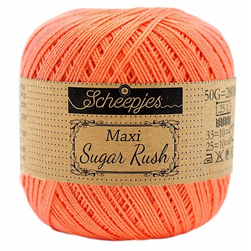 [DBF-1694-410] Scheepjes Maxi Sugar Rush 50 Gr -410- Rich Coral