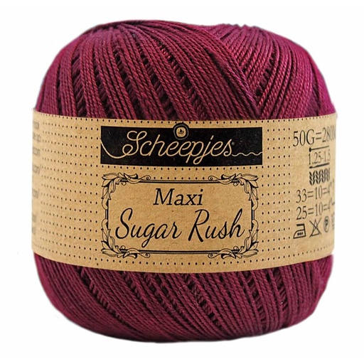 [DBF-1694-750] Scheepjes Maxi Sugar Rush 50 Gr -750- Bordeau