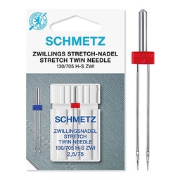 [024.TWS25/75ZB-KRT] Schmetz Twin Stretch Nr.2.5/75