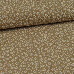 [HE-206303-0003] Seersucker Print Bloemetjes Beige