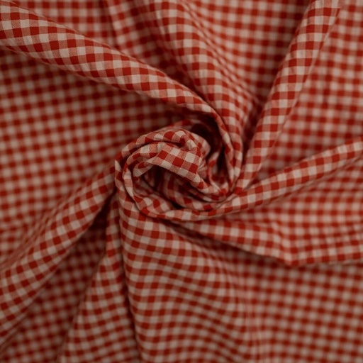 [KI-0882-456] Seersucker Vichy Oranje