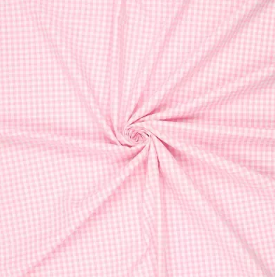 [KI-0882-880] Seersucker Vichy Roze