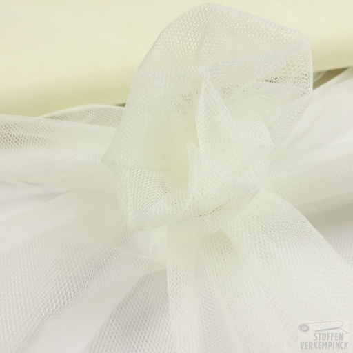 [JO-3060-IVORY] Stevige Tule Ivory