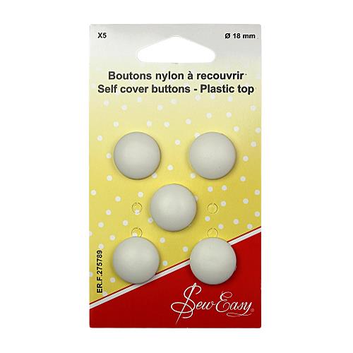 [DI-ERF.275789] Stofknopen Plastic 18mm - 5st