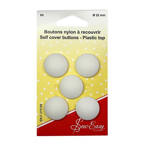 [DI-ERF.275796] Stofknopen Plastic 22mm - 5st