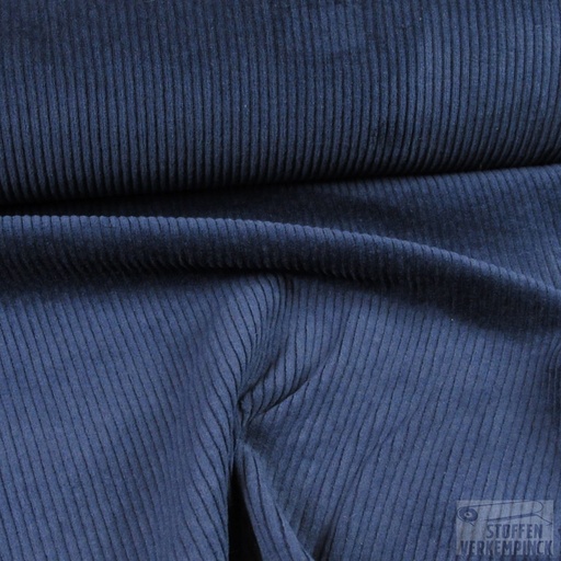 [KI-0779-600] Stretch Corduroy Marine