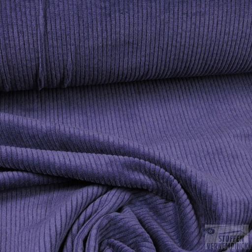 [KI-0779-800] Stretch Corduroy Donker Paars