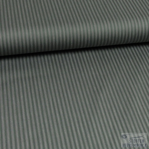 [ZA-4492-03.05] Stretch Popeline Streep Grijs