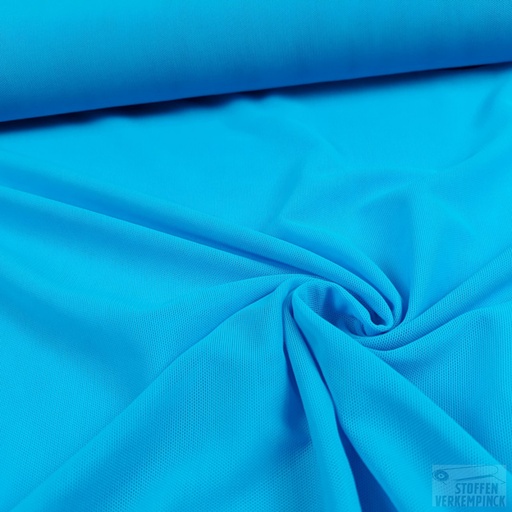 [CI-2428-230] Stretch Tule Aqua
