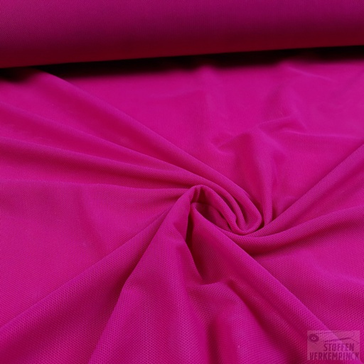 [CI-2428-237] Stretch Tule Fuchsia