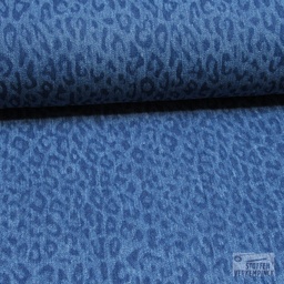 [HE-206289-5028] Stretch Jeans Leopard Middenblauw