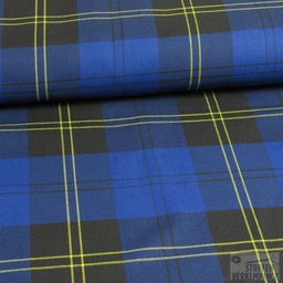 [POL-460017-1] Tartan Checks Groot Blauw/Geel